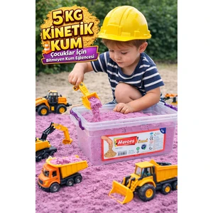 Kinetik Kum 5 kg Pembe