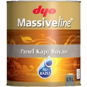 Massiveline Su Bazlı Beyaz Panel Kapı Boyası 0,75 Lt Yarı Mat Özellikli