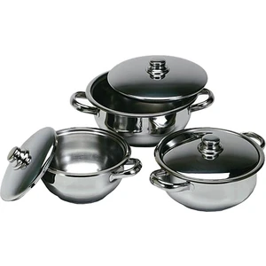 Mercan 6 Parça Tencere Seti Çelik Kapak