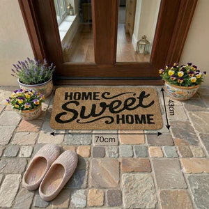 Sweet Home Desenli Kapı Önü ve Iç Mekan Paspası