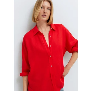 Kırmızı Keten Gömlek 1210747-70474