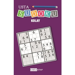Kabile Kitap Usta Sudoku - Kolay