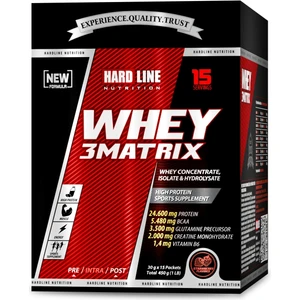 Whey 3 Matrix Çilek  Protein Tozu 30 x 15 Adet 450 Gr