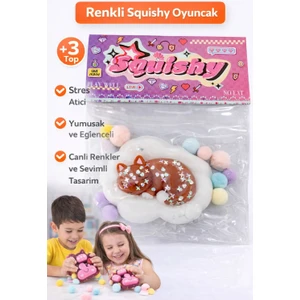 Yumuşak Sevimli Minderli Kedi Squishy