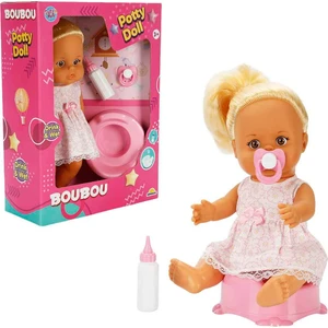 Altını Islatan Bebek Seti 30 cm - Pembe Elbiseli