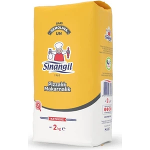 Sarı Semolina Pizzalık ve Makarnalık Un 2 kg