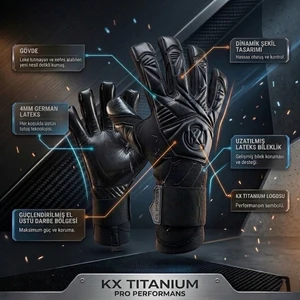 KX Spor Kx Titanium Profesyonel Maç Eldiveni