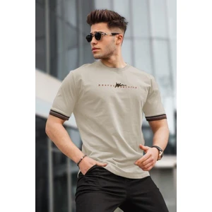 Bej Basic Erkek Tişört