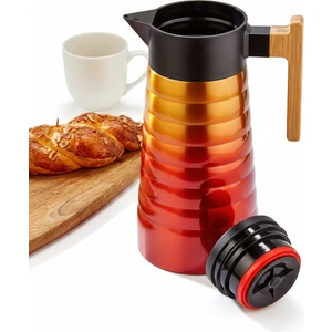 Cooker 2 Litre Çelik Termos Bambu Saplı