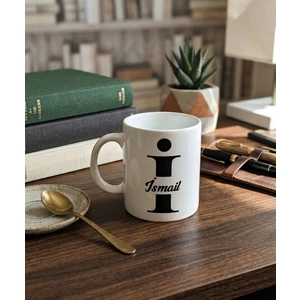 Dafhi Kişiye Özel Isimli Kupa - Harfli Isimli