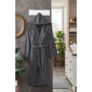 Double Bathrobe  Kapüşonlu Oversize Bornoz Seti / Unısex