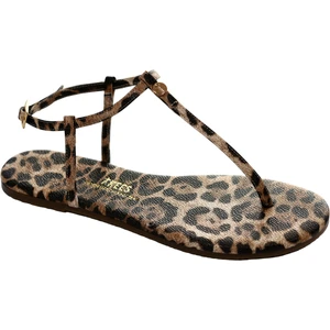 Kadın Leopar Parmak Arası Sandalet