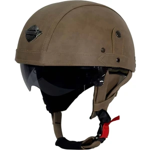 701 Zn Deri Yarım Miğfer Kask
