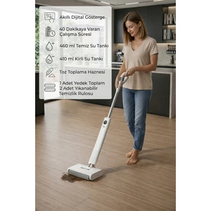 Eo-Tech DW200 Kablosuz Şarjlı Mop