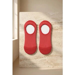 Katia & Bony Kadın Basic Renkli Görünmez Babet Çorap Kırmızı