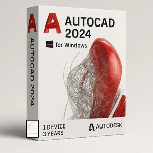 Autocad 2024 (Windows) - 1 Pc 3 Yıl Serial + Product Key