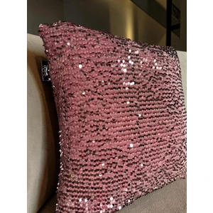 Framgan Pullu Payetli Dolgulu Kare Kırlent