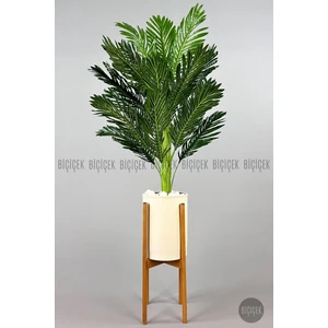 150 cm  Areka Ağacı Ayaklı Metal Saksıda