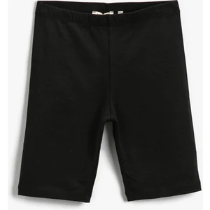 Biker Tayt Basic Normal Bel Pamuklu