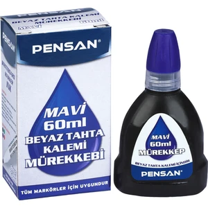Tahta Kalemi Mürekkebi 60 ml Mavi