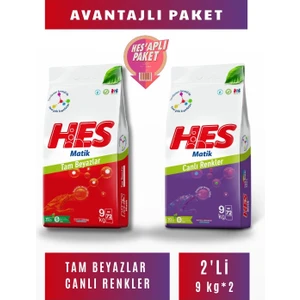 Matik Beyazlar / Renkliler 9*2