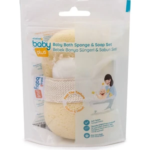 Baby Plus Banyo Sünger ve Sabun Seti