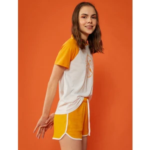 Belden Bağlamalı Şort Pamuklu