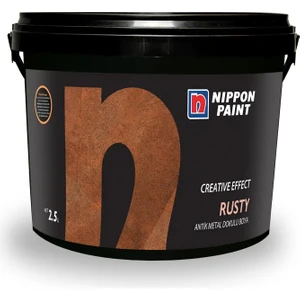 Nippon Paint Antik Metal Dokulu Boya Rusty