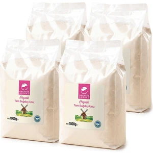 Organik Gurme 4'lü Tam Buğday Unu 1000 gr