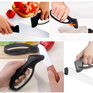 Ergonomik Paslanmaz Çelik Manuel Bıçak Bileme Aleti