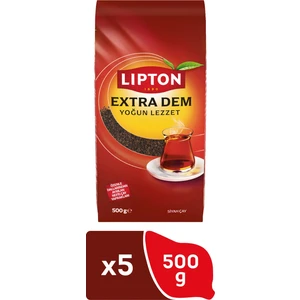 Extra Dem Siyah Çay 500 G  (  5  Adet  )