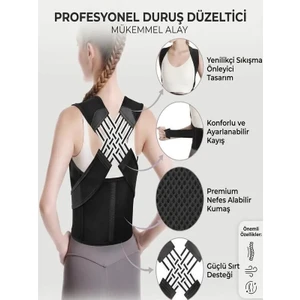Premium Kolonlu Posture Duruş Bozukluğu Korsesi
