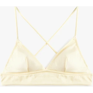 Sırt Bağlama Detaylı Bralet Bikini Üst