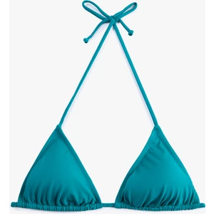Boyundan Bağlamalı Üçgen Bikini Üstü