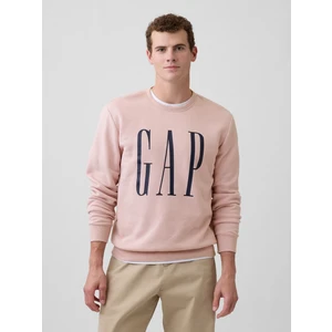 Erkek Pembe Gap Logo Fleece Sweatshirt