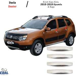 Ebal Oto Dacia Duster Krom Kapı Kolu 4 Kapı 2010-2018 Paslanmaz Çelik