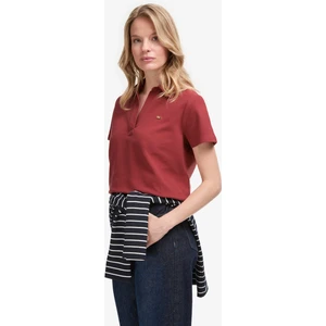 U.s. Polo Assn. Kadın Vişne Tişört Basic 50323447-VR223