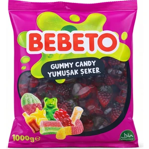 Jelibon Tekli Paket 1 kg Çilek