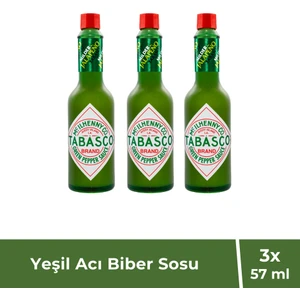 Yeşil Acı Biber Sosu 57 ml X3