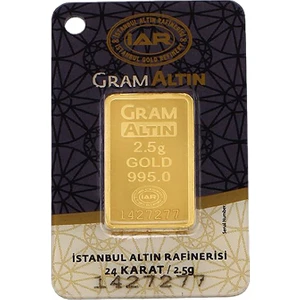 2,5 Gram Külçe Altın  24 Ayar