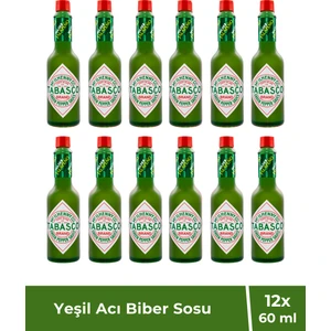 Yeşil Acı Biber Sosu 57 ml X12