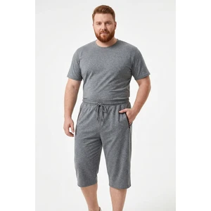 Erkek Şort Kapri 5060 Gri