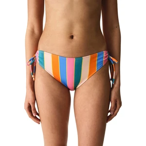 Katelyn Ring Çizgili Orta Bel Bikini Altı