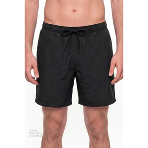 Erkek Siyah Basic Black Deniz Şortu