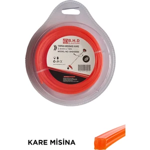 Tırpan Kare Misina- 2.4mm 15 Metre Mini