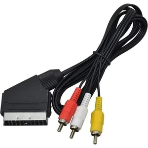 Scart & 3 RCA Kablo