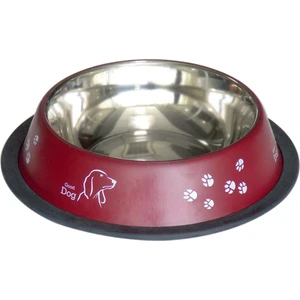 Çelik Mama Kabı Bordo 16 Oz