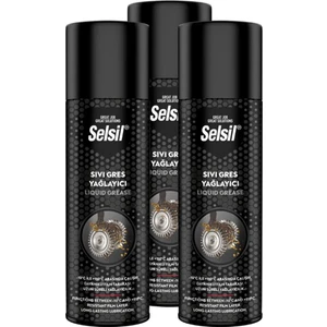 3 Adet Sıvı Gres Yağlama Spreyi 3 Adet 500 ml