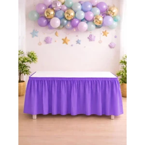 Parti Adresi Masa Eteği Plastik Mor