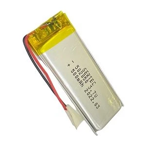 502050 3.7V 500 Mah Li-Polymer Pil DEVRELI/1.5A